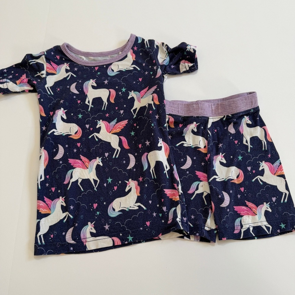 Little Sleepies Unicorn Pajama Set 2T